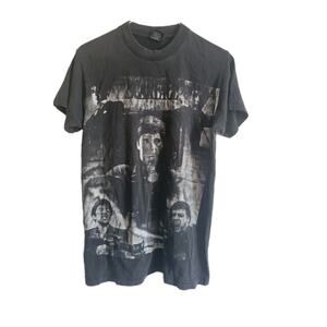 1983 Gangster Movie SCARFACE AL PACINO All Over Print SmallT Shirt Blk